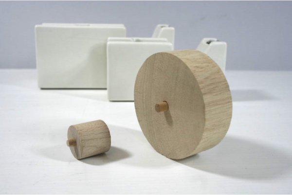 画像3: 【倉敷意匠計画室】白磁 テープカッター　Ｓ　 (3)