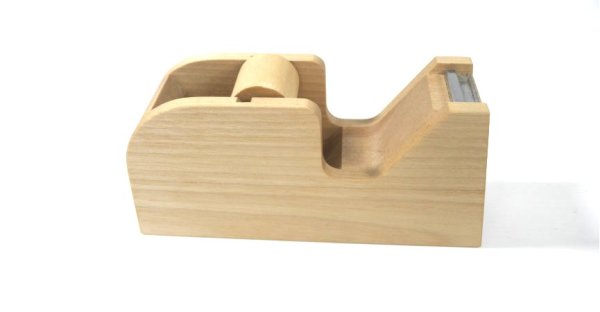 画像2: 【倉敷意匠計画室】木製テープカッター　 (2)