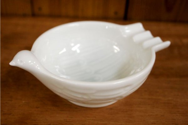 画像1: 【白山陶器】とり　ナッツボール　 (1)