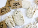 All-Cotton Athletic Shoelaces　【NATURAL】