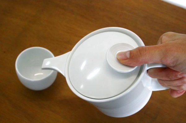 画像4: 【白山陶器】ミストホワイト　ポットS (4)