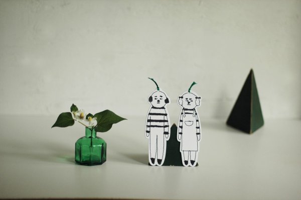 画像3: 【倉敷意匠】どーぶつしおり二枚入り (弟姉犬)　 (3)