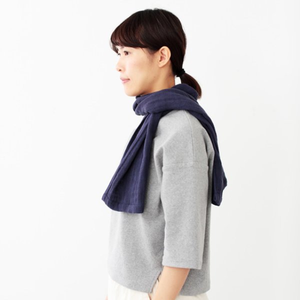 画像2: 〈2.5-PLY GAUZE〉MUFFLER (2)