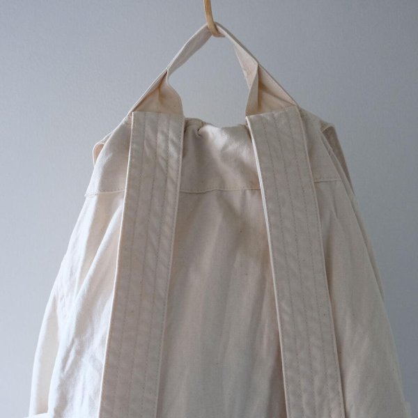 画像7: 【takeshi kanda】キャンバスリュック/きなり (7)