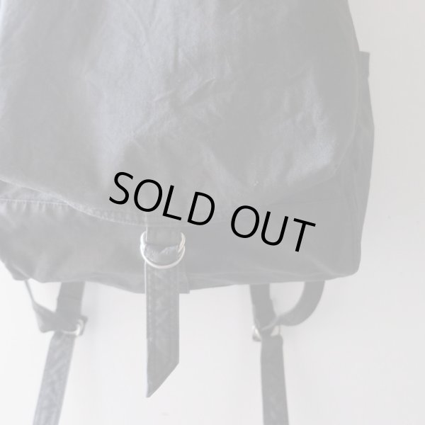 画像7: 【takeshi kanda】キャンバスリュック/墨黒 (7)