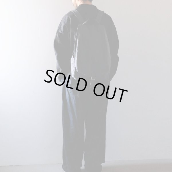 画像11: 【takeshi kanda】キャンバスリュック/墨黒 (11)