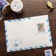 画像2: 【九ポ堂】飛行船郵便封筒 (2)
