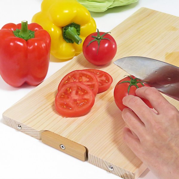 画像2: 土佐龍　スタンド付きまな板　L (2)