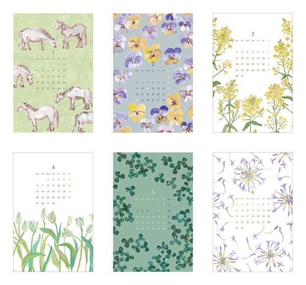 画像3: 【2026】 卓上カレンダー　Memoire（リングタイプ） (3)