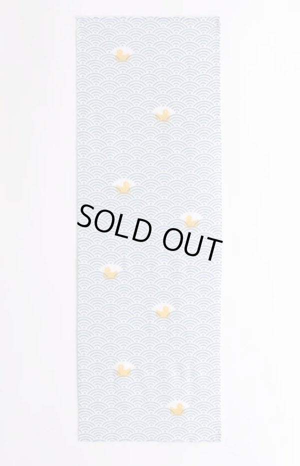 画像4: 【かまわぬ】ゆてぬぐい あひる青海波 (4)