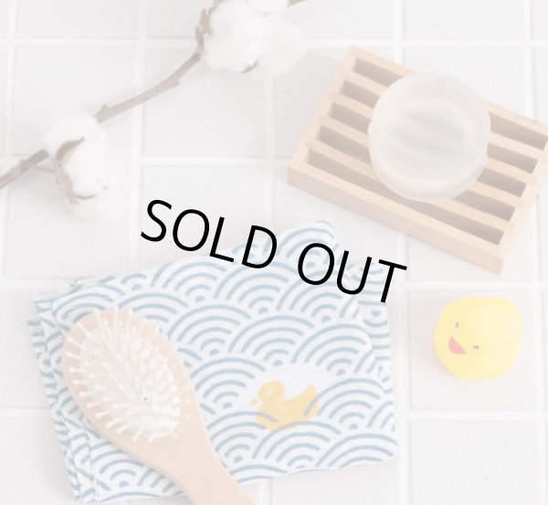 画像2: 【かまわぬ】ゆてぬぐい あひる青海波 (2)