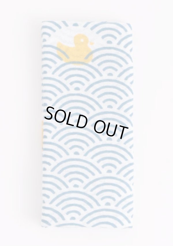 画像1: 【かまわぬ】ゆてぬぐい あひる青海波 (1)