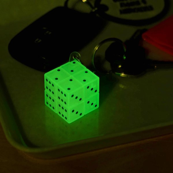 画像2: マジックキューブ キーホルダー（グロー） (2)