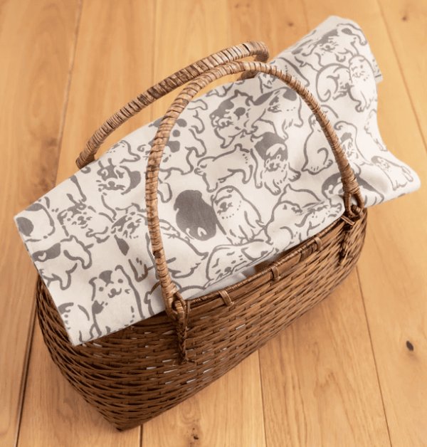 画像2: 【かまわぬ】いきもの図譜てぬぐい 犬 (2)