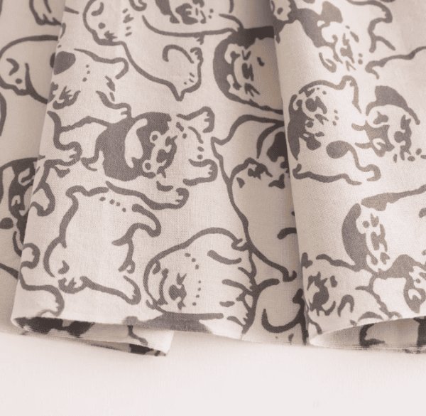 画像5: 【かまわぬ】いきもの図譜てぬぐい 犬 (5)