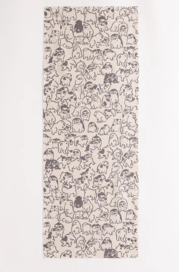 画像4: 【かまわぬ】いきもの図譜てぬぐい 犬 (4)