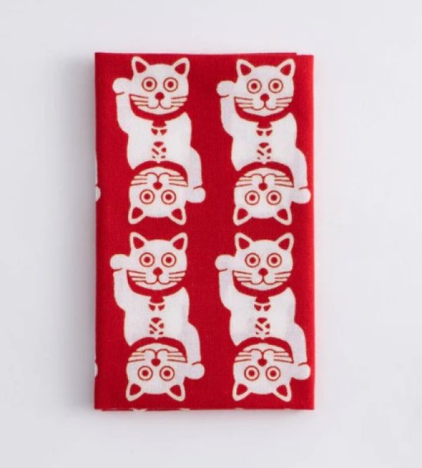 画像1: 【かまわぬ】福猫づくし (1)