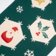 画像2: 【かまわぬ】雪文様クリスマス 深緑 (2)